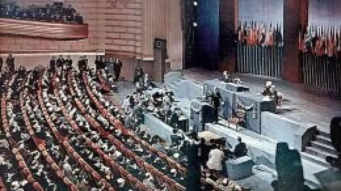 Posiedzenie założycielskie ONZ w San Francisco w 1945 r. / 