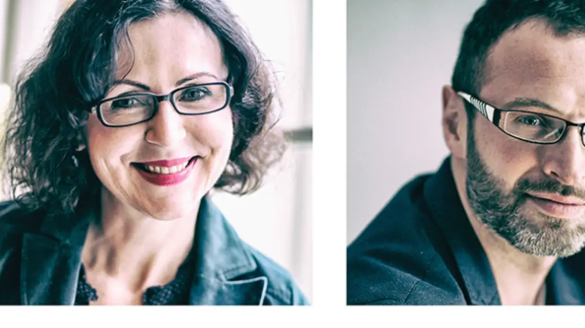 Agata Bielik-Robson, Grzegorz Jankowicz / / Fot. Grażyna Makara x2