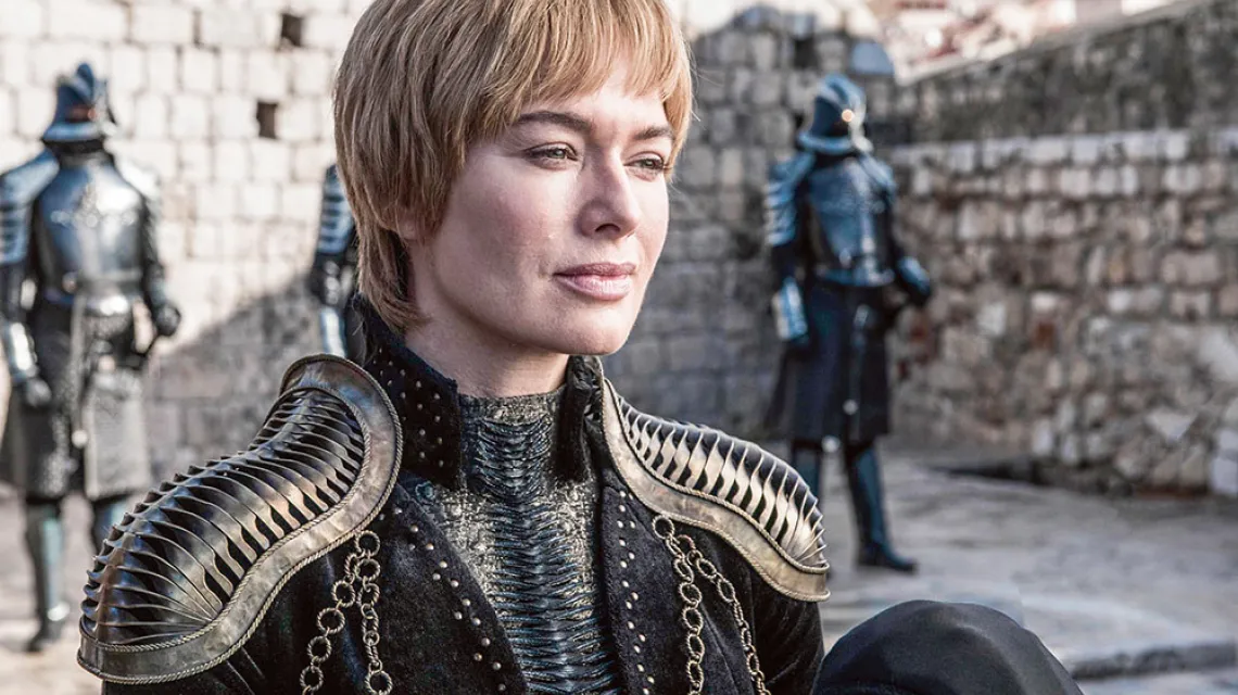 Lena Headey jako Cersei Lannister, królowa Westeros, w 8. sezonie serialu HBO „Gra o tron” / MATERIAŁY PRASOWE