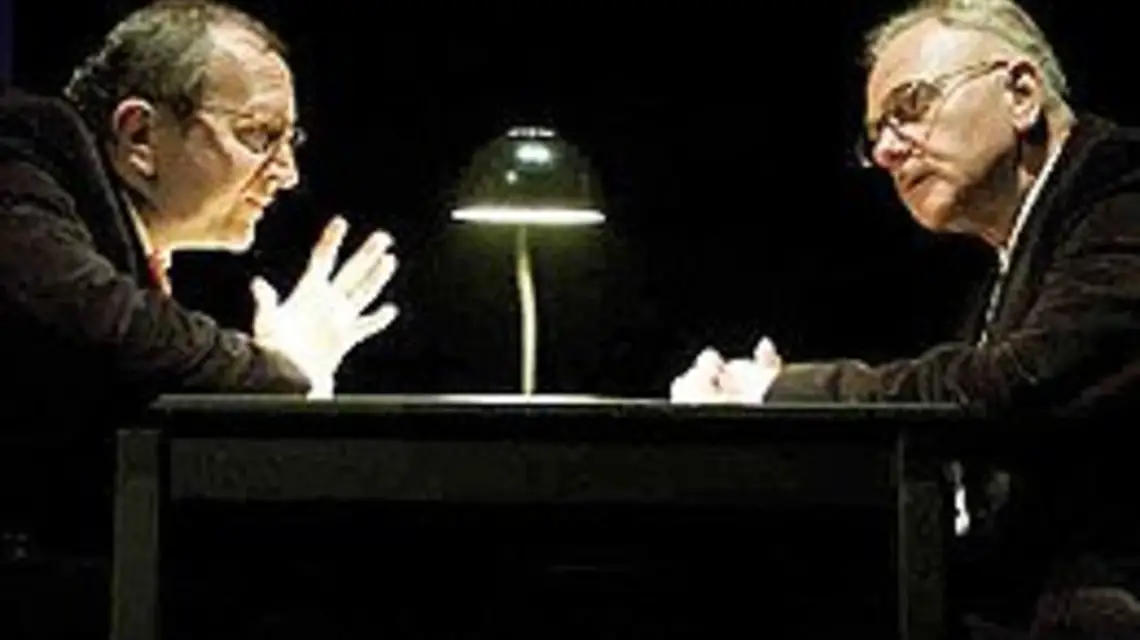 Bronisław Maj i Józef Opalski w spektaklu Libery / 