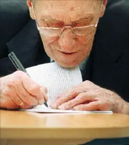 Leszek Kołakowski /fot. D. Węgiel / 