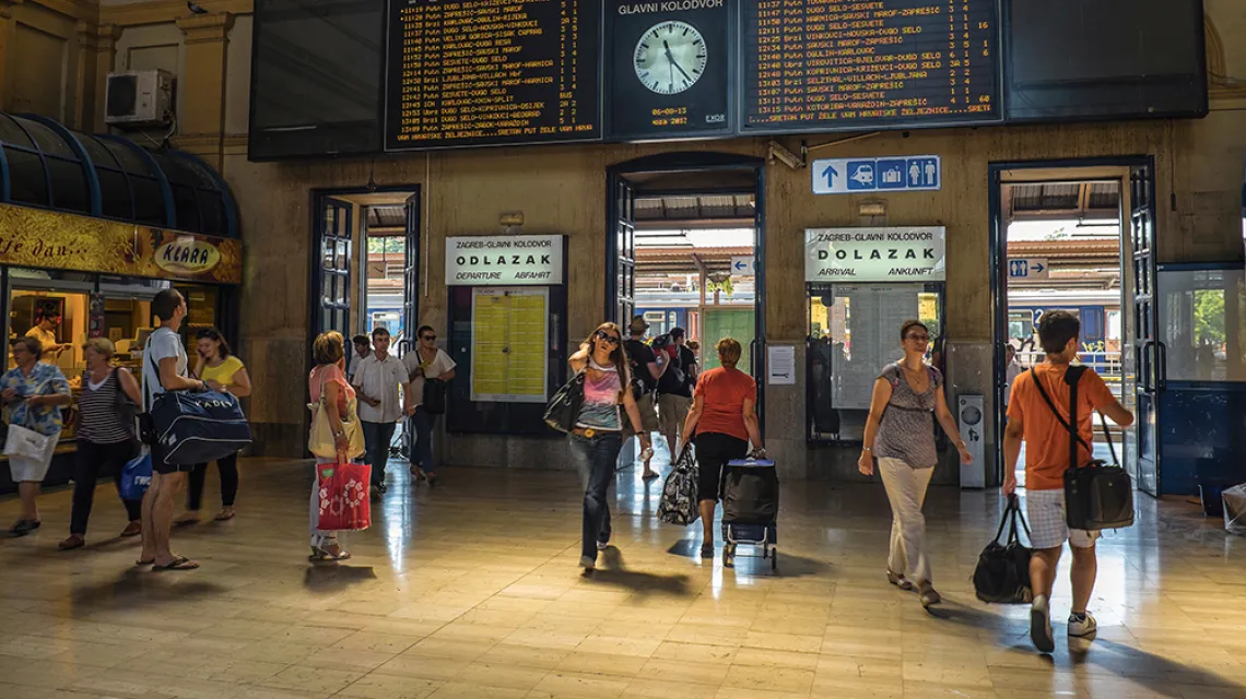 Dworzec Główny w Zagrzebiu / DAVID BATHGATE / GETTY IMAGES