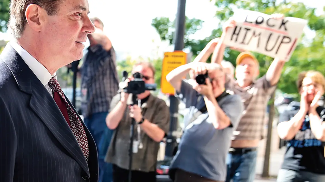 Paul Manafort przybywa na przesłuchanie do sądu w Waszyngtonie, 15 czerwca 2018 r. / JONATHAN ERNST / REUTERS / FORUM
