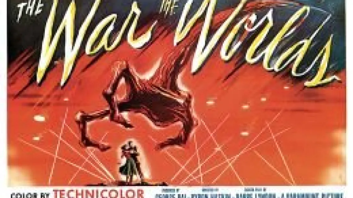 Plakat "Wojny światów" w reżyserii Byrona Haskina / 