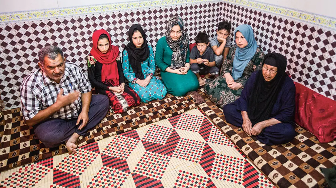 Abdullah z rodziną. Iracki Kurdystan, wrzesień 2018 r. / BARTOSZ RUMIEŃCZYK