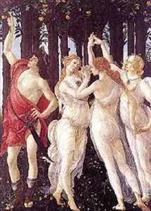 Sandro Botticelli, "Primavera" (fragment) / 