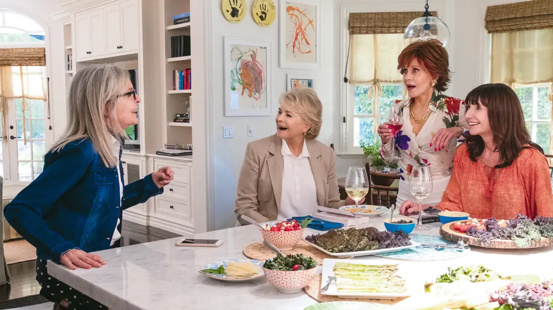 Diane Keaton, Candice Bergen, Jane Fonda i Mary Steenburgen w filmie „Pozycja obowiązkowa” / MELINDA SUE GORDON / MONOLITH FILMS