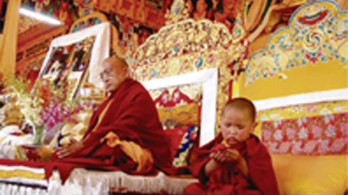 Rozkoszny malec staje się obiektem buddyjskiego kultu /fot. Ven. Thubten Lhundup / 