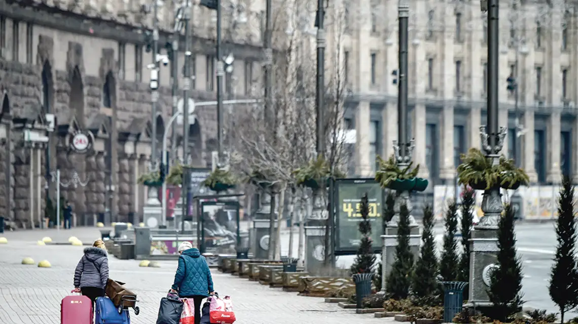 Kijów, 1 marca 2022 r. / SERGEI SUPINSKY / AFP / EAST NEWS