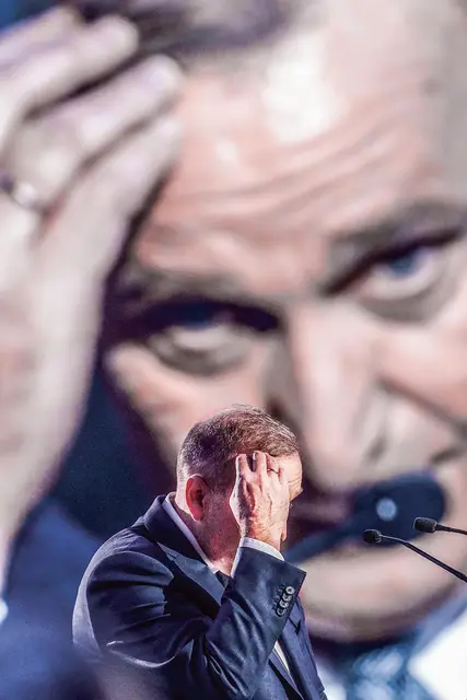 Grzegorz Schetyna na Radzie Krajowej PO, Warszawa, 24 lutego 2018 r. / MICHAŁ DYJUK / FORUM