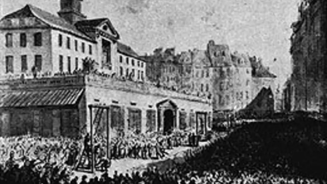 Jan Piotr Norblin, "Wieszanie zdrajców", 1794 / 