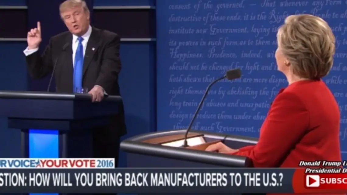 Debata Trump-Clinton