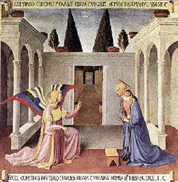 Fra Angelico, "Zwiastowanie" / 