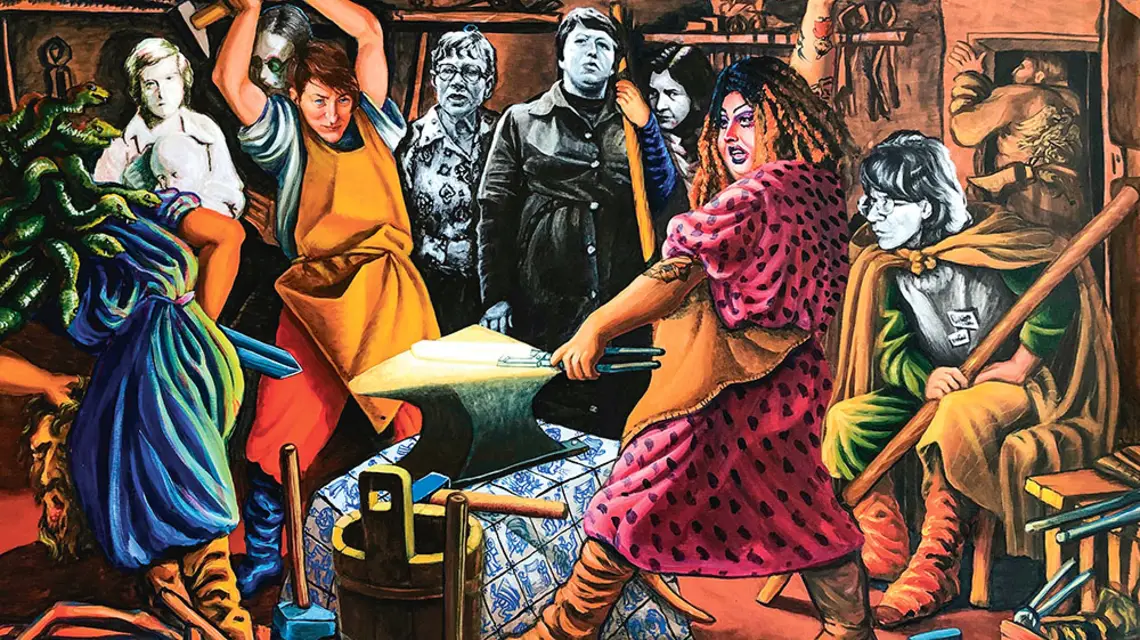 Mikołaj Sobczak, „The Smiths”, akryl na płótnie, 2019 r. / GALERIA ZACHĘTA / DZIĘKI UPRZEJMOŚCI FUNDACJI SZTUKI POLSKIEJ ING