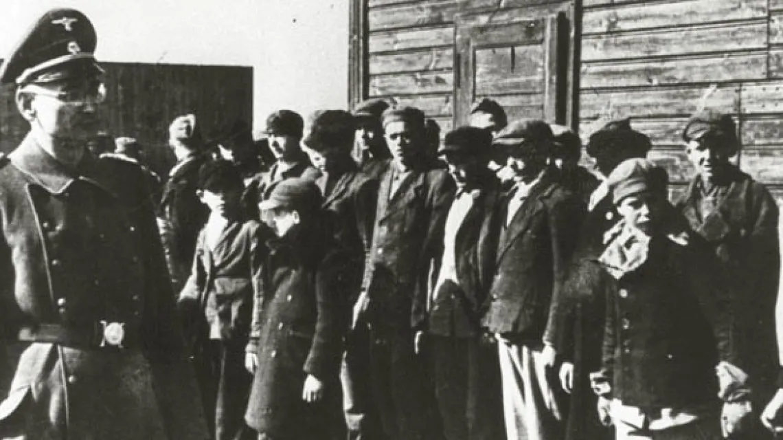Auschwitz, obóz dla młodocianych /fot. KNA-Bild / 