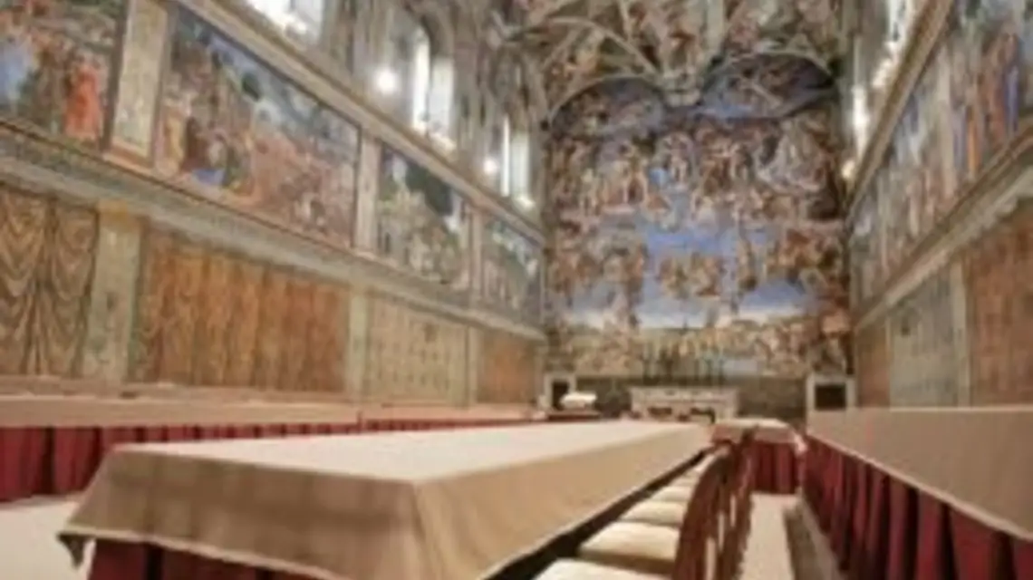 Kaplica Sykstyńska na dzień przed konklawe / 