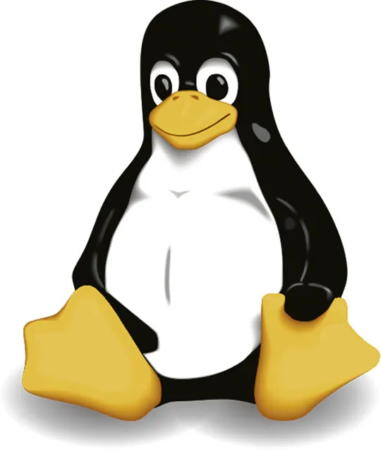 Pingwin Tux, słynne logo systemu Linux / (C) Larry Ewing / 
