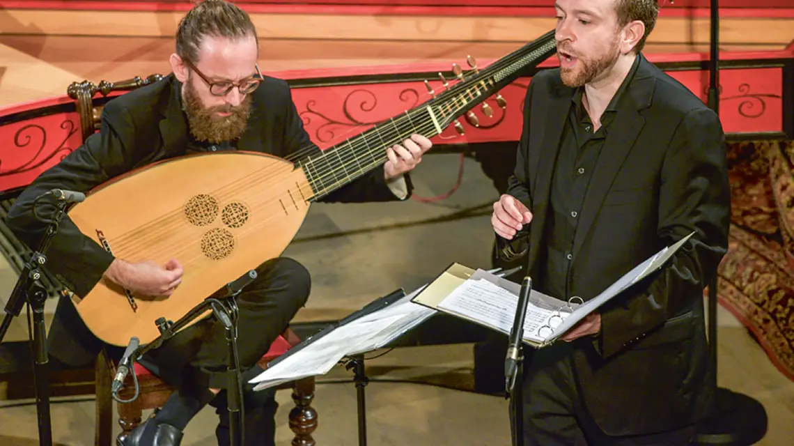 Koncert szwajcarskiego zespołu Profeti della Quinta na starosądeckim Festiwalu Muzyki Dawnej, lipiec 2021 r. / MAŁGORZATA TOMICA / MATERIAŁY PRASOWE