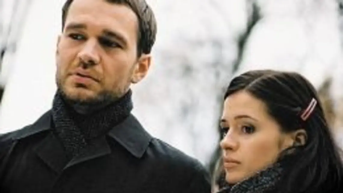 Michał Żebrowski i Agnieszka Grochowska w scenie z filmu "Pręgi" / 