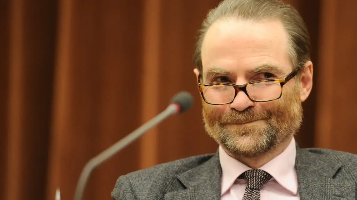 Timothy Garton Ash podczas panelu dyskusyjnego na Uniwersystecie Warszawskim "Europa i ład światowy". Warszawa, 21.02.2011 r. / / Fot. PIOTR WYGODA/EAST NEWS