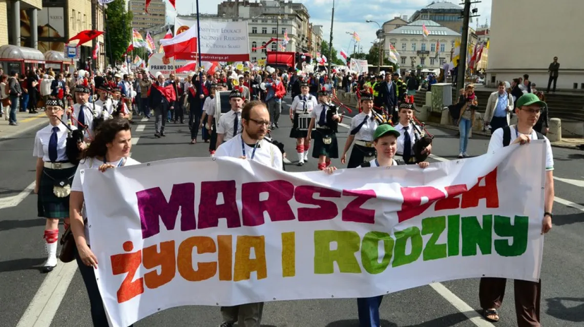 Warszawski marsz dla Życia. Fot: Mariusz Gaczyński/EastNews / 