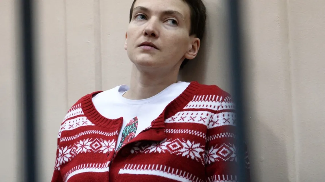 Nadia Sawczenko. Fot: Iliya Pitalev/SPUTNIK/EAST NEWS / 