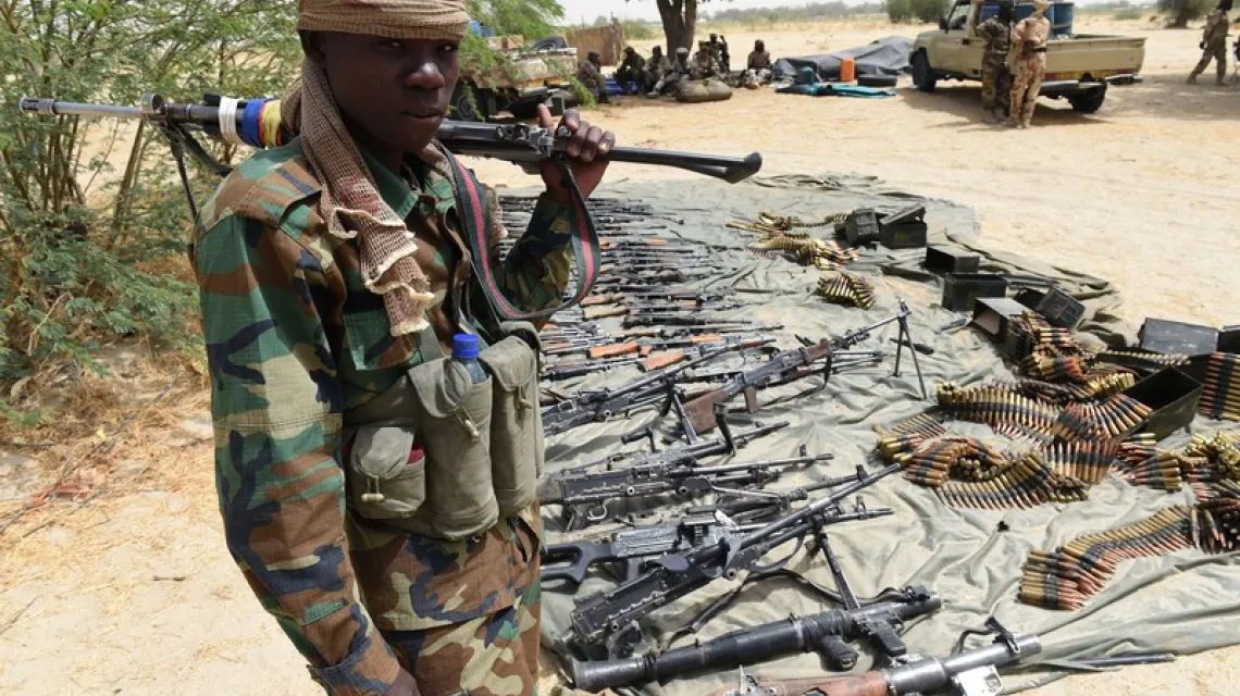 Walka żołnierzy Czadu z Boko Haram. Fot: AFP/EAST NEWS / 