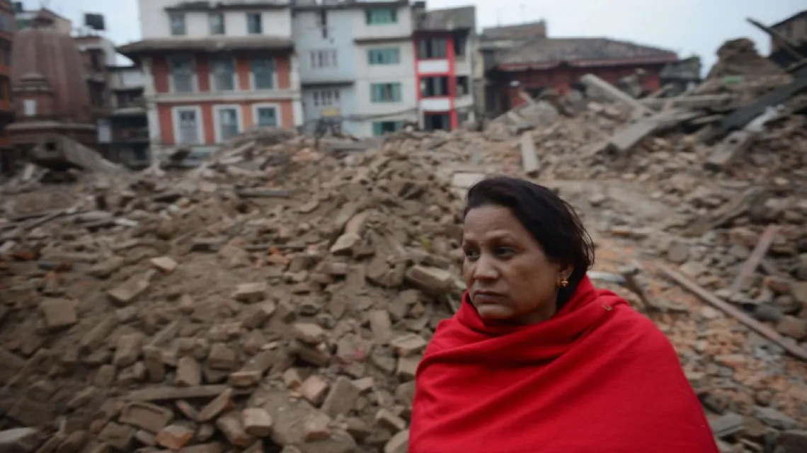 Katmandu, 26 kwietnia 2015 r. fot. AFP / EAST NEWS / 