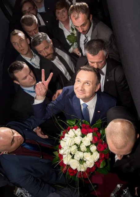 Andrzej Duda, wieczór wyborczy 24 maja 2015 r.  / / fot. Reporter