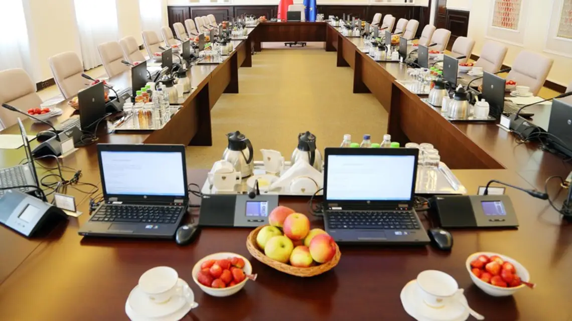 Sala obrad Rady Ministrów fot. Mariusz Grzelak/REPORTER / 