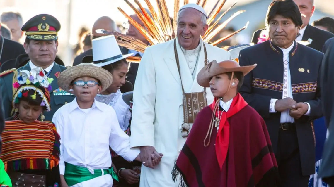 Franciszek w Boliwii. Fot: CPP / Polaris/East News / 