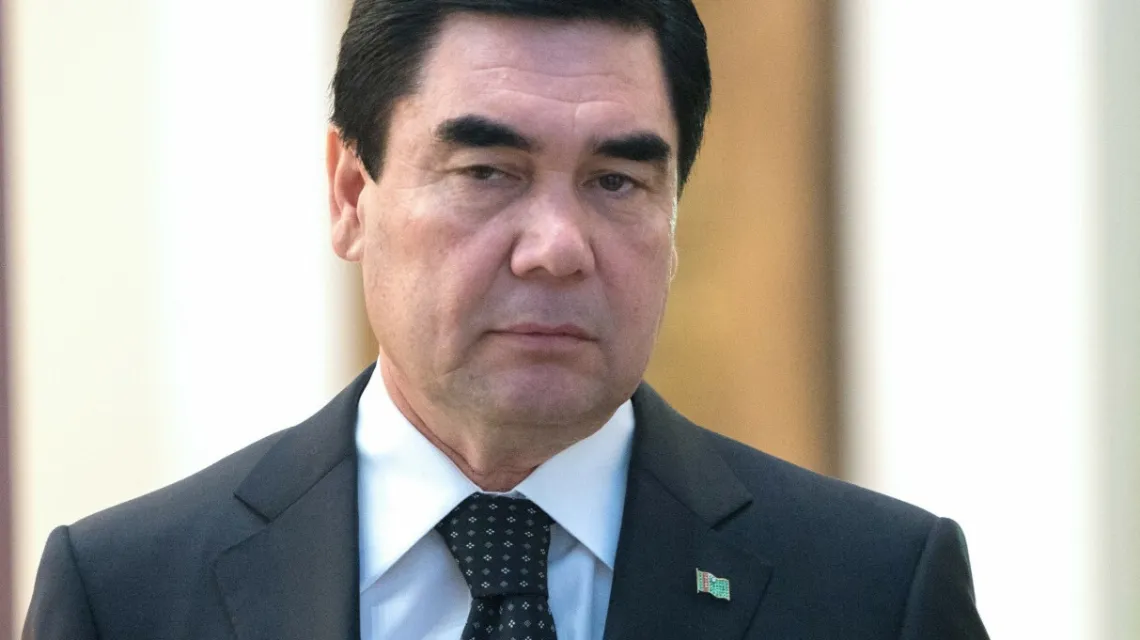 Prezydent Turkmenii Kurbanguli Berdymuhammedow Fot. Sputnik/EAST NEWS / 