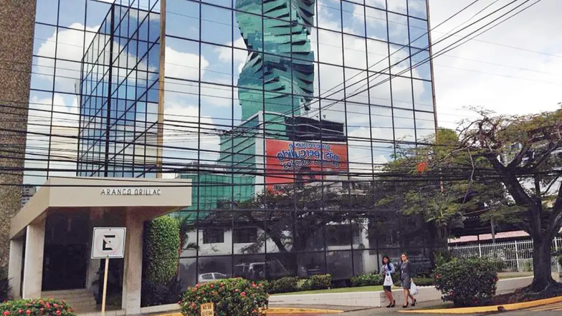 Budynek firmy prawnej Mossack Fonseca. Panama City, 03.04.2016 r. / / Fot. Laski Diffusion / East News