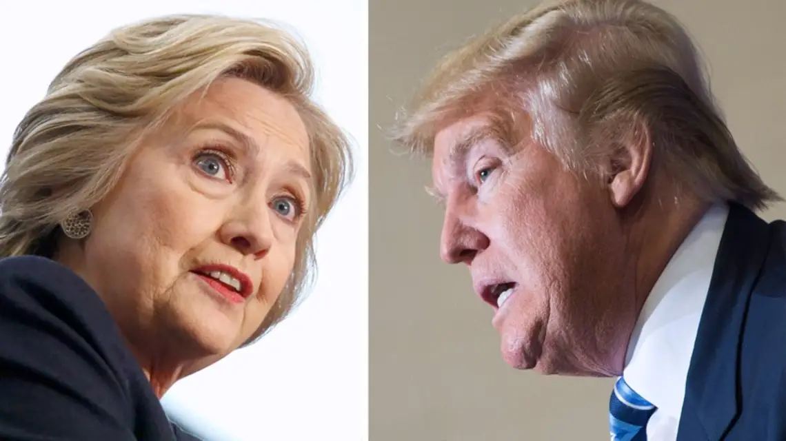 Hillary Clinton and Donald Trump. Fot: AFP/EAST NEWS / 