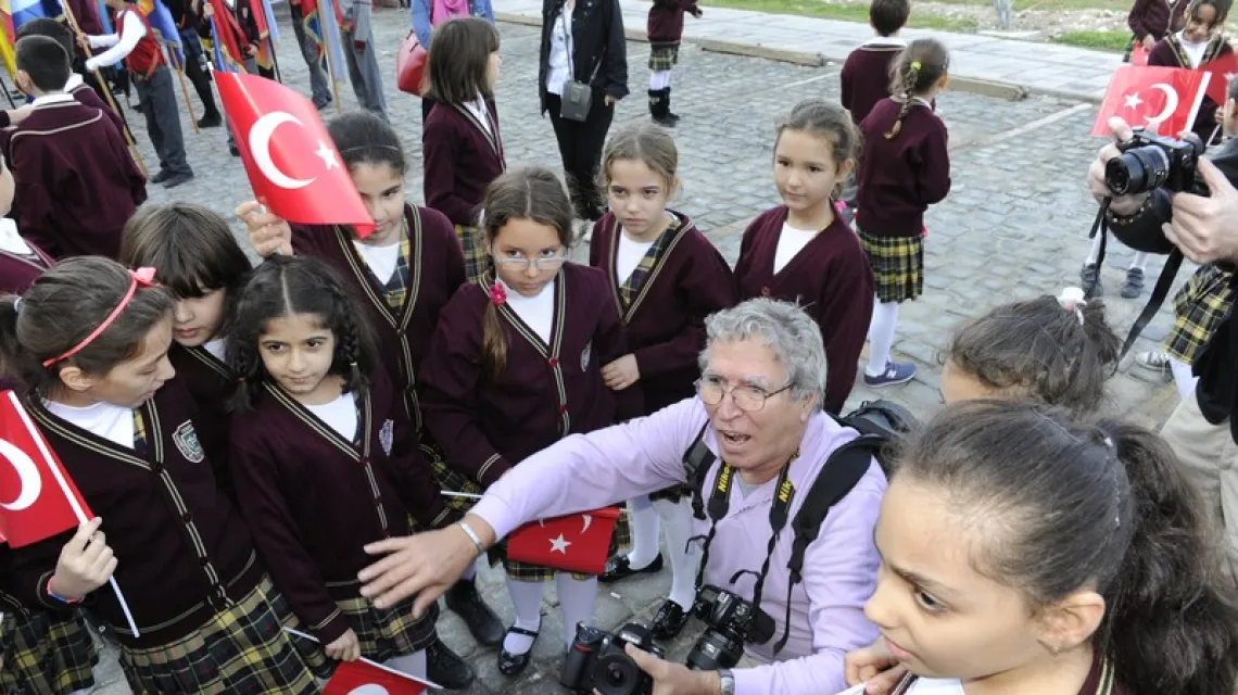 Uczniowie szkoły Hakimiyet-i Milliye w Izmirze, Turcja, 2013 r. Fot: Fot.: Wojtek Laski / East News / 