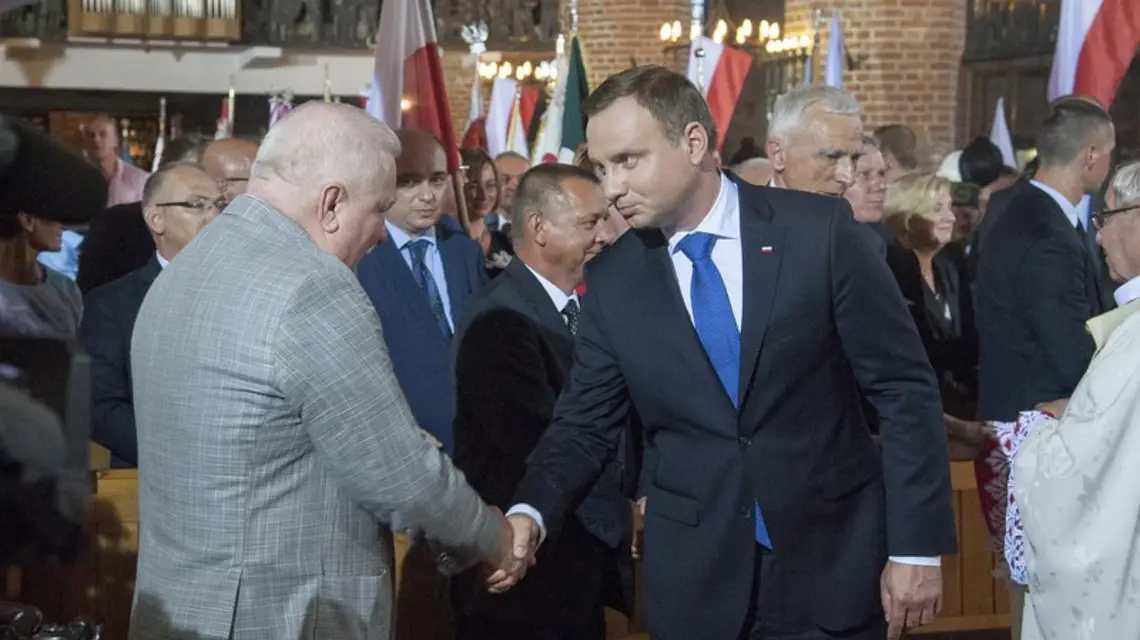 Uroczysta msza św. z okazji 36. rocznicy podpisania porozumień sierpniowych, Bazylika św. Brygidy, Gdańsk, 31.08.2016 r. / / Fot. Wojciech Strozyk/REPORTER/EASTNEWS