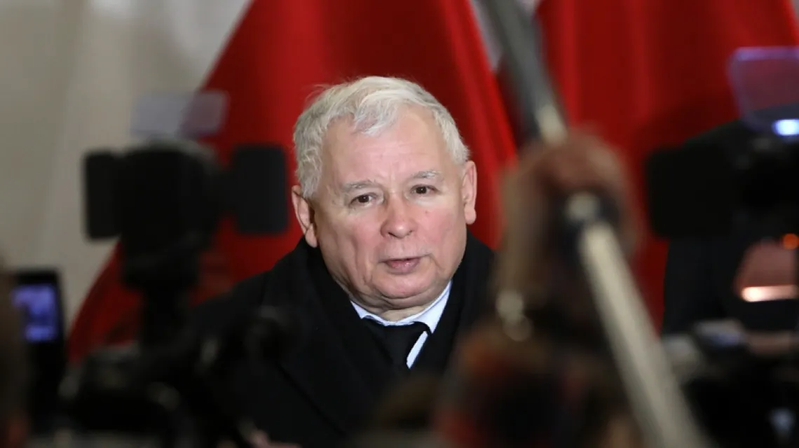 Jarosław Kaczyński, 9.01.2017 r. /  / Fot. Stanislaw Kowalczuk/East News