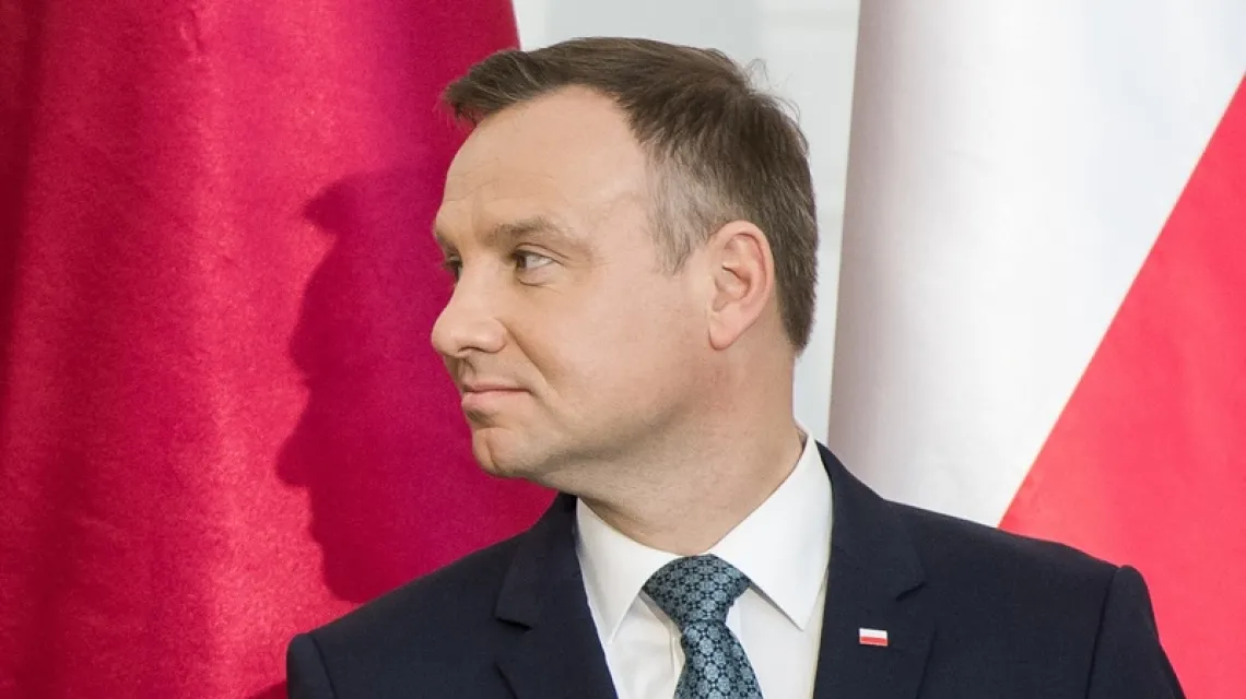 Prezydent Andrzej Duda. Fot: Rafał Oleksiewicz/REPORTER/EastNews / 