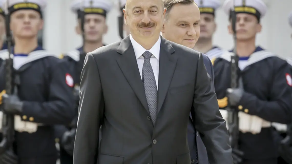 Ilham Alijew podczas wizyty w Polsce, Warszawa, 27.06.2017 / FOT. ANDRZEJ IWANCZUK/REPORTER