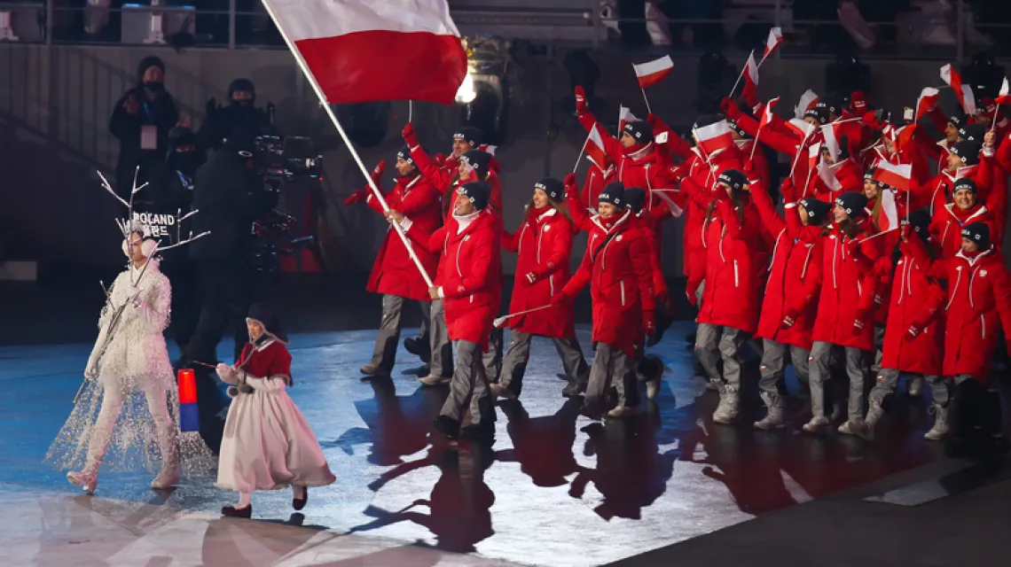 Ceremonia otwarcia XXIII Zimowych Igrzysk Olimpijskich w Pjongczangu. 09.02.2018 r.  FOT. PAWEŁ RELIKOWSKI / POLSKA PRESS / EAST NEWS