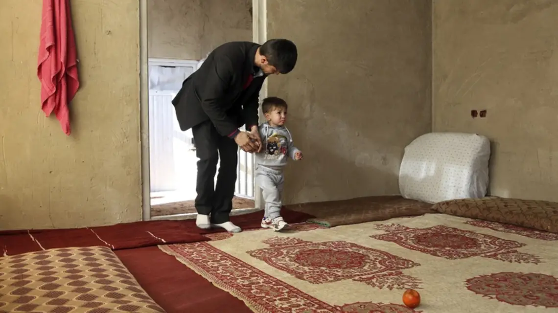 Assadullah Puya z synem, Donaldem Trumpem, Kabul, 15 marca 2018 r. / Fot. Rahmat Gul / AP Photo / East News