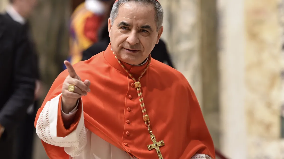 Kardynał Angelo Becciu, Watykan, 28 czerwca 2018 r.  / FOT. ANDREAS SOLARO /AFP/EAST NEWS / 
