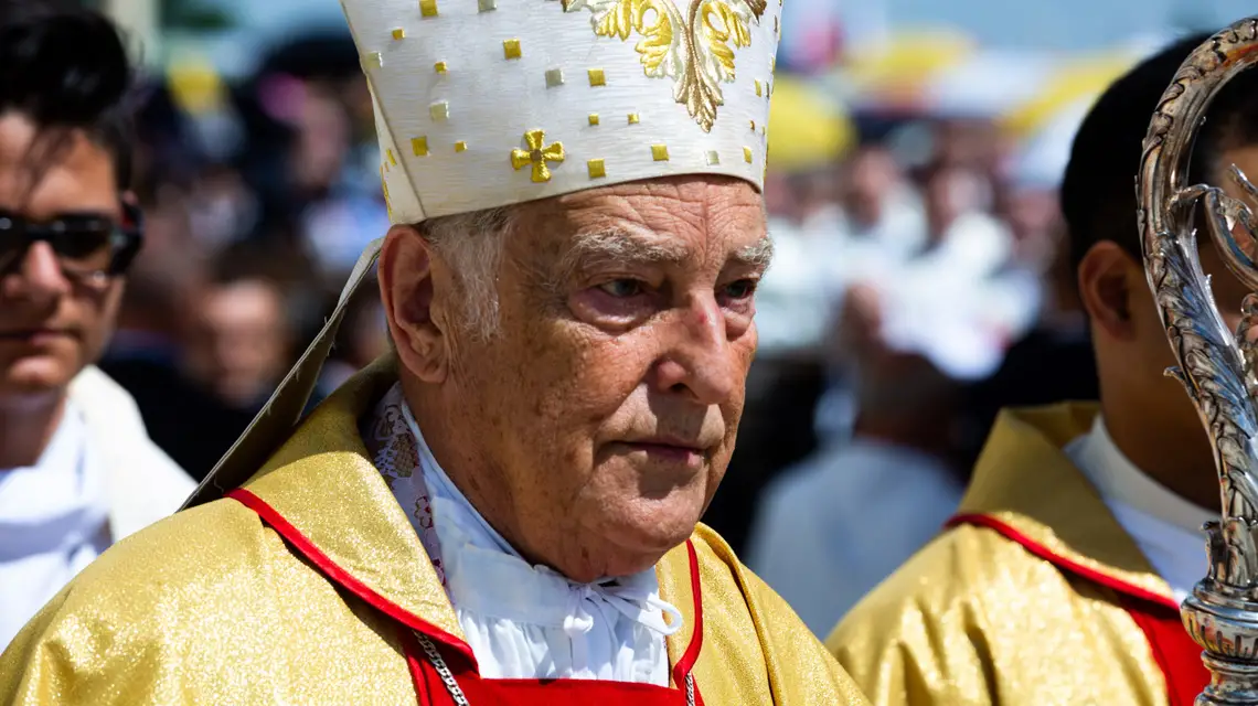 Kard. Zenon Grocholewski podczas pielgrzymki Rodzin Radia Maryja na Jasną Górę, 2018 r. / For. Karol Porwich / East News / 