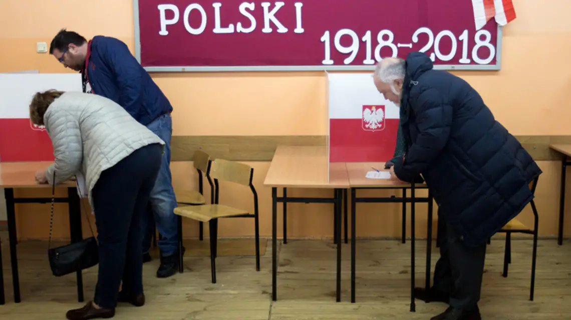 Druga tura wyborów samorządowych w Gdańsku, 04.11.2018 r. / Fot. Piotr Hukalo/East News / 