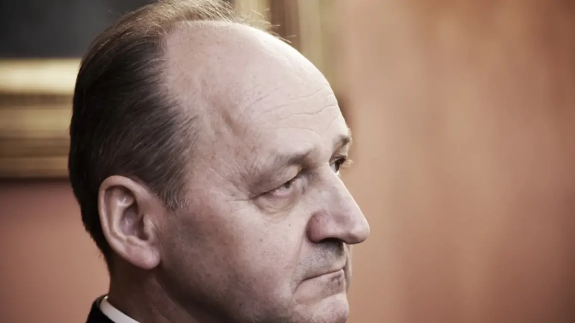 Ks. Franciszek Ślusarczyk podczas ogłoszenia decyzji o powołaniu go na biskupa pomocniczego, Kuria Metropolitalna w Krakowie, 3 grudnia 2018 r. / / FOT. MAREK LASYK/REPORTER