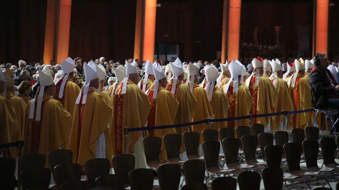 Uroczysta msza św. w Świątyni Opatrzności Bożej, z okazji stulecia przywrócenia relacji dyplomatycznych Polski ze Stolicą Apostolską. Warszawa, 13 marca 2019 r. / / fot. Piotr Molecki / East News