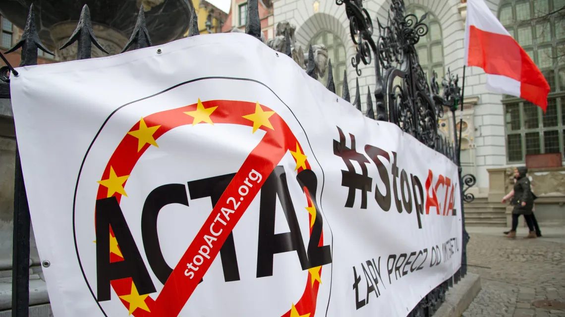Marsz #StopACTA2, Gdańsk 23 marca 2019 r. / FOT. WOJCIECH STROZYK/REPORTER / 