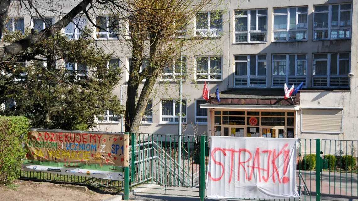 Strajk nauczycieli, Gdańsk, kwiecień 2019 r. / / FOT. WOJCIECH STROZYK/REPORTER
