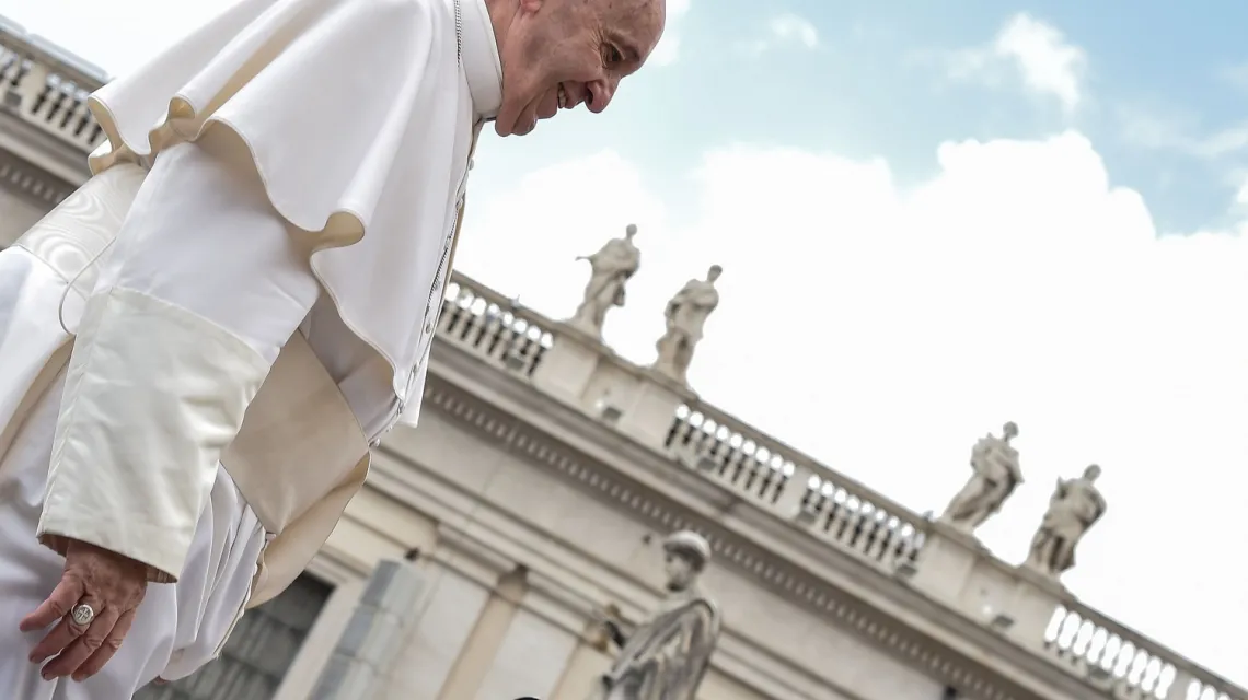 Papież Franciszek, Watykan, 29 maja 2019 r. / / FOT. ANDREAS SOLARO/AFP/East News