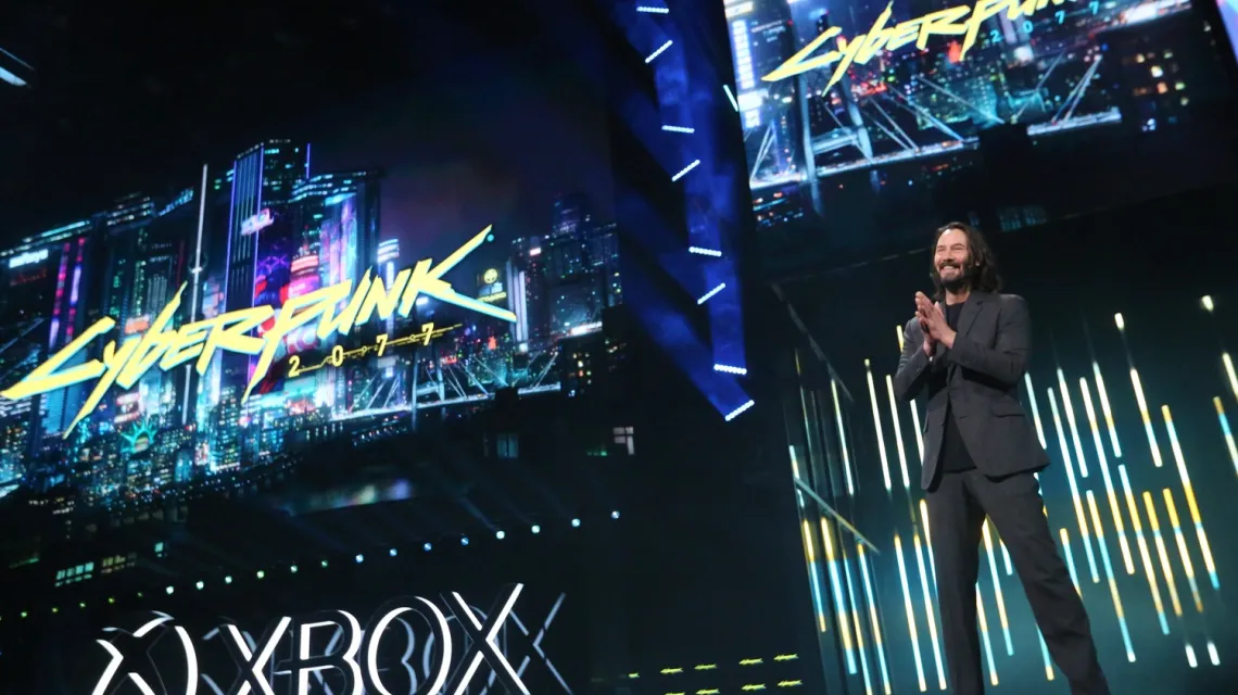 Keanu Reeves zapowiada nową grę CD Projekt - "Cyberpunk 2077" /  / Xbox / BEEM/Beem/East News